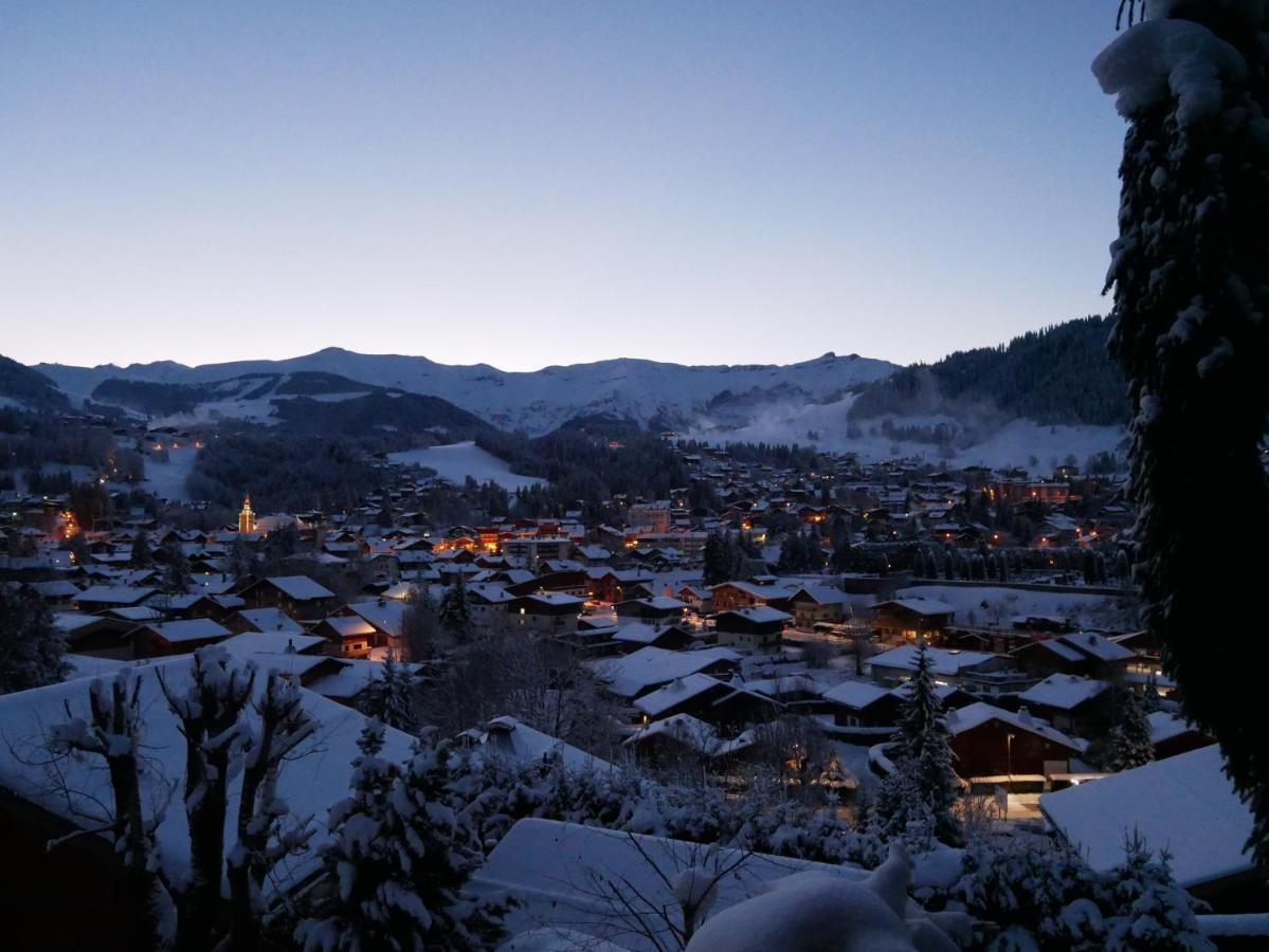 Chalet Horizon Blanc Megève Buitenkant foto