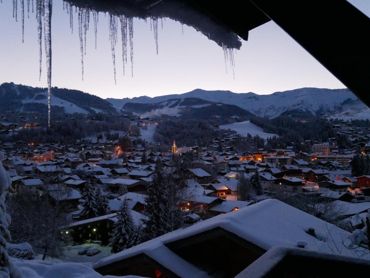 Chalet Horizon Blanc Megève Buitenkant foto