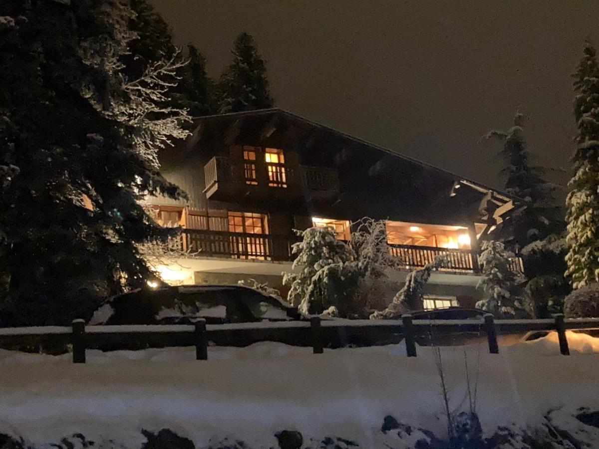 Chalet Horizon Blanc Megève Buitenkant foto
