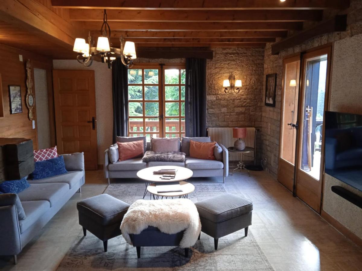 Chalet Horizon Blanc Megève Buitenkant foto